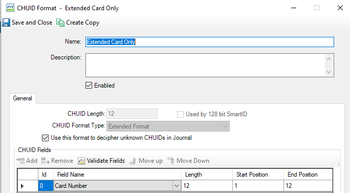 Need To Add Card Format In CCURE 9000 Card Formats CHUID Software 